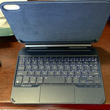 DEXNOR DK012 Magnetic Backlit Keyboard Case Trackpad Pencil Holder Blue iPad picture