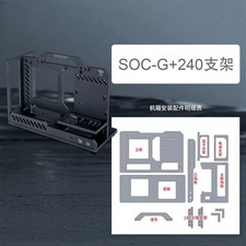 Open Frame PC Case Full Aluminum SFX Power Vertical GPU Mount Mini Chassis picture
