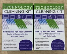 KC Republic 100 Variety Pack Phone Brush Cleaning Kit, 4 Swab Types, Lot of 2 picture