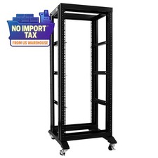 New 27U 4 Post Open Frame Network It Server Rack 17