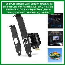 10Gb PCIe Network Card, 10GbE RJ45 Ethernet Card with Realtek , Multi-Gig 10G... picture