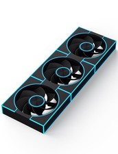 darkFlash 3-Pack 120mm PC Case Fans, PWM ARGB Sync, Addressable RGB Cooling Fans picture