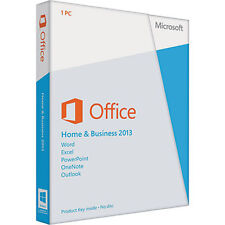NEW UNOPENED Microsoft Office   Home and Business 2013 Product Key Card - 1 PC picture