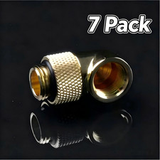 7 Pack 90° Rotary Elbow G1/4 PC Water Cooling Fitting,  picture