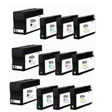 12 pack Compatible for HP 950XL 951XL ink OfficeJet Pro 8625 8600 Show ink level picture