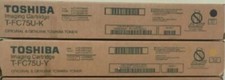 New Genuine Toshiba T-FC75U-Y Yellow & T-FC75U-K Black Toner Cartridges picture