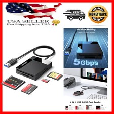 Effortless Multi-Card Reader & Hub - 4 Ports, 5Gbps for Fast Data Transfers picture
