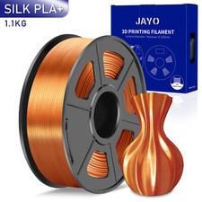 JAYO SILK PLA+ Red Copper 1.75mm 3D Printer Filament 1.1KG Spool Metallic Shiny picture