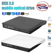 DVD CD RW USB External CD RW Disc Burner Drive Reader Windows 7 10 11 Laptop PC picture