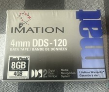 Imation 4MM DDS-120, DDS2, 120m Length, 4GB 8GB Compressed (1-Pack) Rare New picture