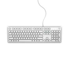 New Dell Multimedia White USB Desktop Keyboard English KB216 TKV0H picture