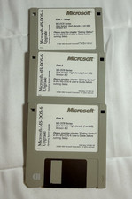 1993 Microsoft MS-DOS 6 OS Upgrade 3.5