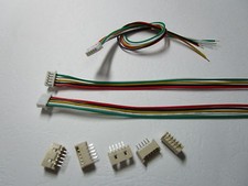 40 sets 1.25mm 5 Pin Male + Female Polarized Connector with 28AWG 5.9inch Leads picture