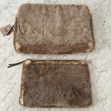 Restoration Hardware RH Luxe Faux Fur Laptop Case & Tablet Case Brand New picture