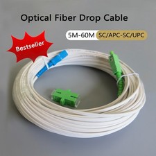 5M-60M Fiber Optic Indoor Drop Cable SC/APC-SC/UPC Simplex Core FTTH picture