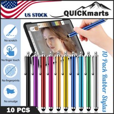 10 Pcs Metal Touch Screen Stylus Pen For Tablet iPhone Samsung Phone Universal picture