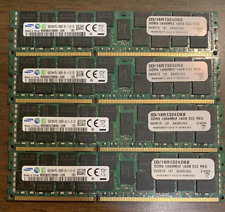 Lot: 4 Samsung PC3-10600R 16GB DDR3 Server RAM Memory  M393B2G70BH0-CH9 64GB picture