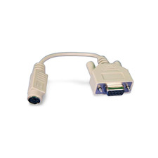 PS2 Female to DB9 Female Serial Port Adapter Cable - Beige picture