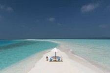 Landscape nature water sea beach sand maldives island Custom Gaming Mat Desk picture