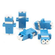 50Pcs Fiber Optic Coupler LCLC UPC Duplex Connector Adapter Industrial New picture