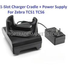US 1-Slot Charger Cradle Adapter For Zebra TC51 TC52 TC56 TC57 CRD-TC51-1SCU-01 picture