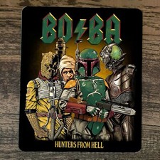Mouse Pad Bo Ba Hunters From Hell Fett Bossk 4-Lom Dengar Star Wars picture