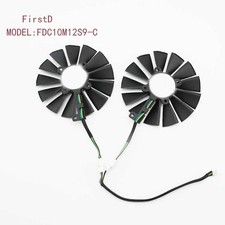 For ASUS RX470/RX570/RX580/ 1050/1050ti Left + Right Cooling Fan FDC10M12S9-C picture
