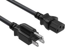 3-Prong Pin AC Power Cord Cable Plug Compatible with MAGNAVOX TV LCD Plasma DLP picture