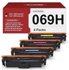 069H High Yield Toner Cartridge 4 Pack w/Chip MF753Cdw MF751Cdw LBP674Cdw picture