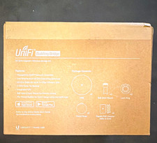 NEW IN BOX UniFi Building Bridge 60GHz Gigabit Wireless Bridge Kit 2-Pack UBB-US picture