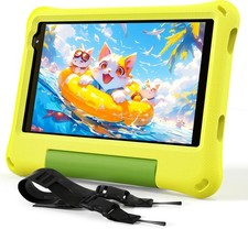 Callsky Kids Tablet 8“ Android 15 Tablet for Kids 12GB+64GB HD Display - Yellow picture
