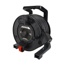150Ft CAT6A S/FTP Indoor/Outdoor Retractable Ethernet Network Cable Mobile Exten picture