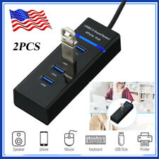 2PCS 4 Ports Fast Charge QC 3.0 USB Hub Wall Home Charger Power Adapter Plug picture