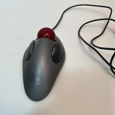 Logitech Trackman Marble USB T-BC21 Mouse (804377-0000) Tested Works Great picture