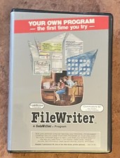 Rare FileWriter Code Writer Program Atari  Commodore 1982 Excellent Condition picture