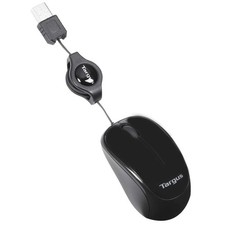 Targus Compact Blue Portable Trace Mouse, Black (AMU75EU) picture