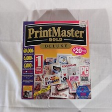 Print Master CD Manual Windows/Mac Mindscape picture