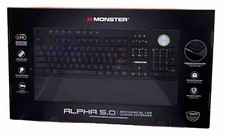 Monster Alpha 5.0 Mechanical LED/RGB Gaming Keyboard. NEW SEALED. picture