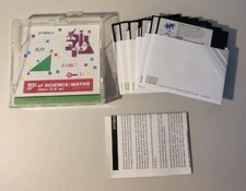 Best of Science/Maths - Econ Software Vintage PC 5.25' Floppy *W/ Original Case* picture