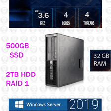 HP z230 QUAD CORE 32GB RAM 500GB SSD + 2TB Windows server 2019 picture