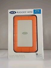External Hard Drive LaCie Rugged Mini 2TB USB 3.0 in Orange/Silver picture