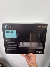 Brand NEW TP-Link Archer BE5000 Dual-Band Wi-Fi 7 Router Black picture