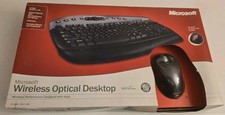 Microsoft Wireless Optical Desktop Keyboard Mouse 1006 1008 1010 PC MAC Sealed picture