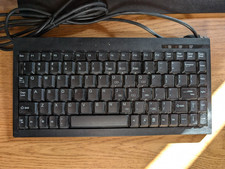 Adesso ACK-595UB Mini USB Keyboard with Embedded Numeric Keypad - Black picture