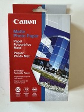 SEALED Canon Matte Photo Paper 4x6 120 Sheets Authentic Genuine picture