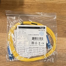 Legrand VS 3m LC-LC Duplex Single-Mode Fiber Patch Cable Yellow 810-LL7-009 picture