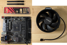 ASRock Fatal1ty B450 Gaming-ITX/ac Mini Motherboard w/ IO, Antennas, and Cooler picture