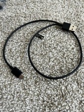 *Two Pack* NEW HP USB-A Male to USB-C Male Cable-2 feet long (black color) picture