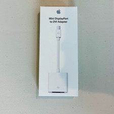 Apple - Mini DisplayPort to DVI Adapter - White (A1305) NEW picture