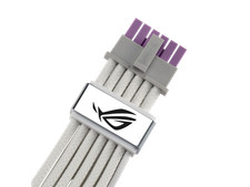 ASUS ROG Equalizer White Edition 12V-2x6 PCIe Cable (ATX 3.1 & PCIe 5.1, Load picture